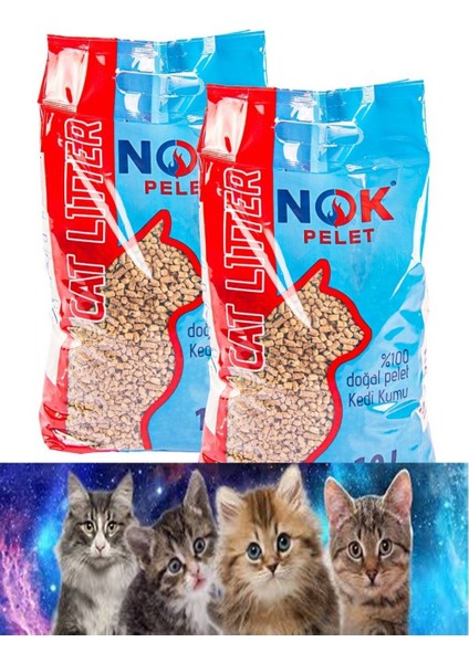 %100 Doğal Pelet Kedi Kumu 20 LT