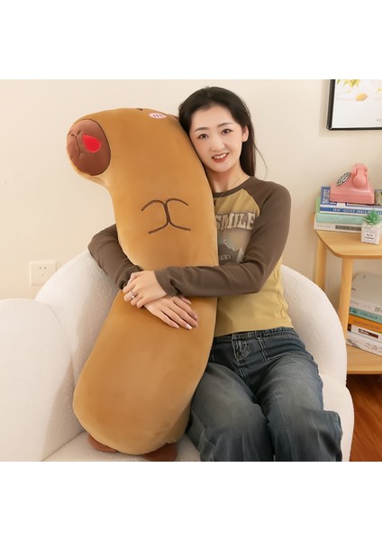 Uzun Yastık Capybara Bebek Peluş Oyuncaklar Tatil Hediyesi (Yurt Dışından) modelleri