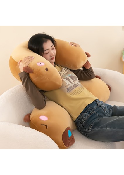 Uzun Yastık Capybara Bebek Peluş Oyuncaklar Tatil Hediyesi (Yurt Dışından) indirimleri