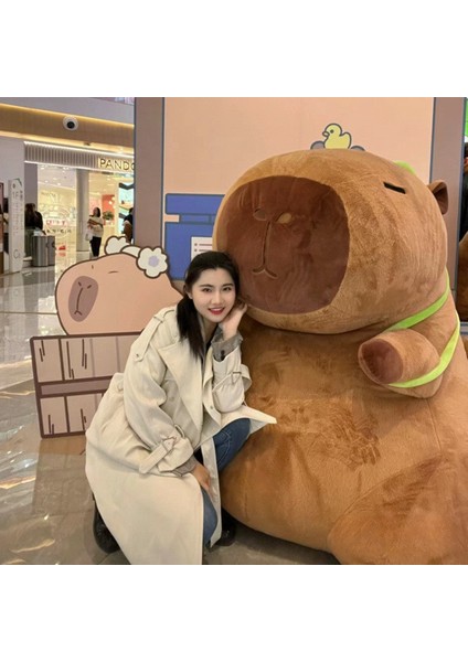 Büyük Capybara Bebek Peluş Oyuncak Yastık Bebek Tatil Hediyesi (Yurt Dışından) fiyatları