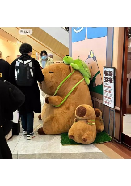 Büyük Capybara Bebek Peluş Oyuncak Yastık Bebek Tatil Hediyesi (Yurt Dışından) modelleri