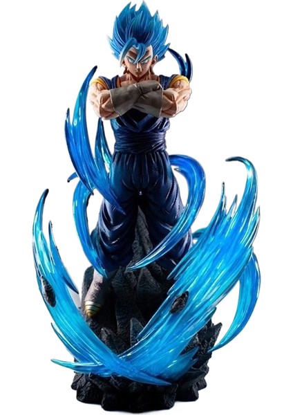 Yedi Dragon Ball Anime Çevre Goku Vegeta Birleştirilmiş El Aleti Modeli Figür Heykeli (Yurt Dışından)