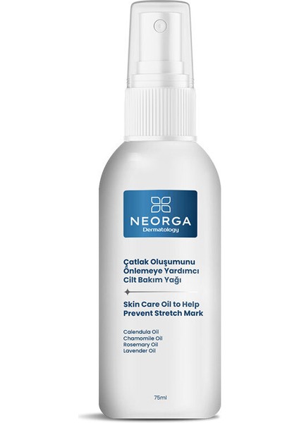 Neorga Çatlak Karşıtı Yardımcı Cilt Bakım Yağı 75 ml