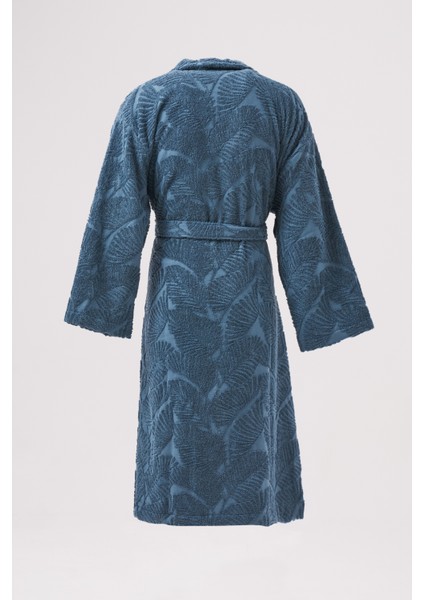 %100 Pamuk Şalyaka Işlemeli Yaprak Desenli Yüksek Kalite Kadın Bornozu modelleri