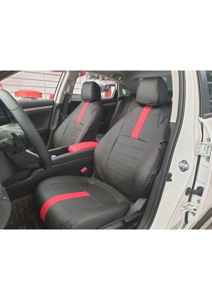 Honda Civic Araca Özel Oto Koltuk Kılıfı - Deri