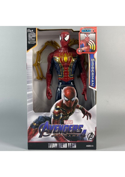Yeni Avengers Iron Man Justice League Simülasyon Bebeklerini Çevreleyen Sesli El Aleti Filmi (Yurt Dışından)