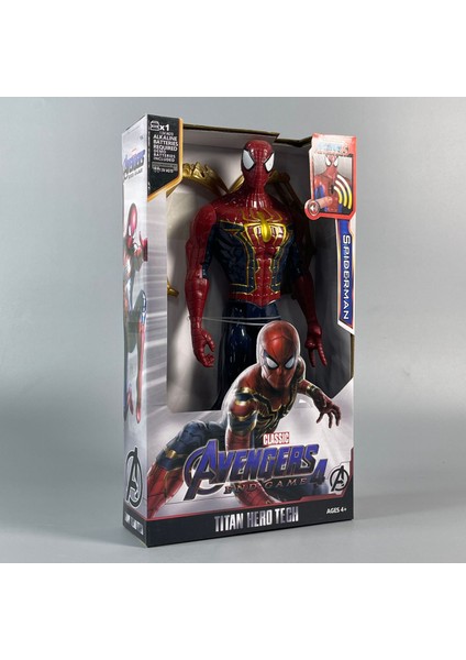 Yeni Avengers Iron Man Justice League Simülasyon Bebeklerini Çevreleyen Sesli El Aleti Filmi (Yurt Dışından)