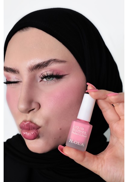 Likit Allık | Liquid Blusher Pınk | Kalıcı Yüksek Pigmentli | Pink