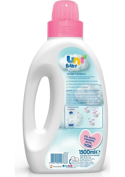 Nessiworld Uni Baby Çamaşır Yumuşatıcısı 1500 ml
