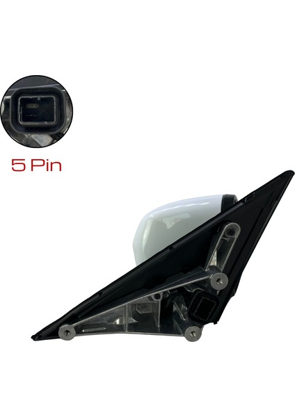 Dış Dikiz Aynası Bmw 5 Serisi ( G30 ) 2017-> Elektrikli, Isıtmalı, Sinyalli, Hafızalı, Bliss, Otomatik Katlanır, Astarlı Kapak, 5 Pin indirimleri