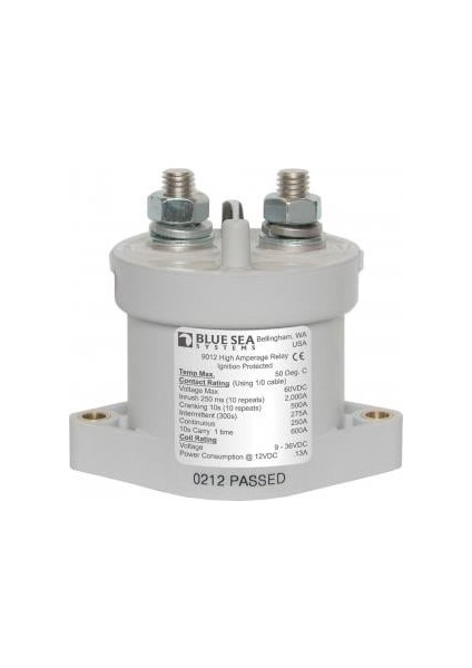 Blue Sea Systems L Serisi Solenoid Switch. 12/24V