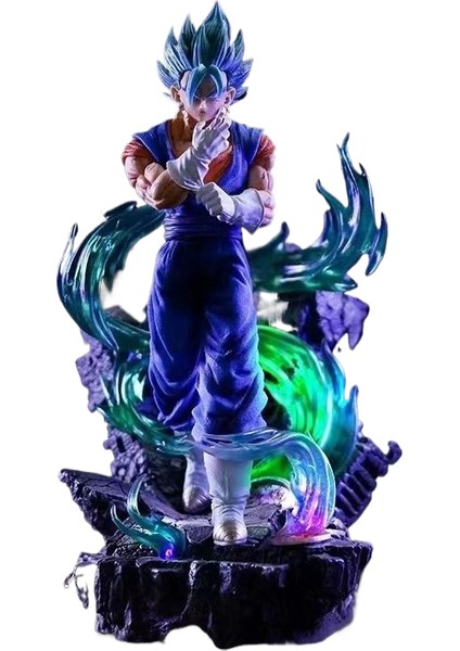 Yedi Dragon Ball Süper Saiyan Bejeweled El Aleti Süsleme Modeli Heykel Hediyesi Yanabilir! (Yurt Dışından)