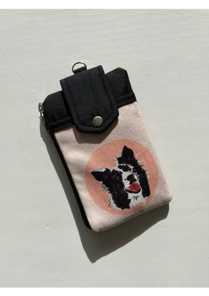 Renkli Köpek Desenli Telefon ve Cüzdan Çantası, Şık ve Kullanışlı Tasarım modelleri