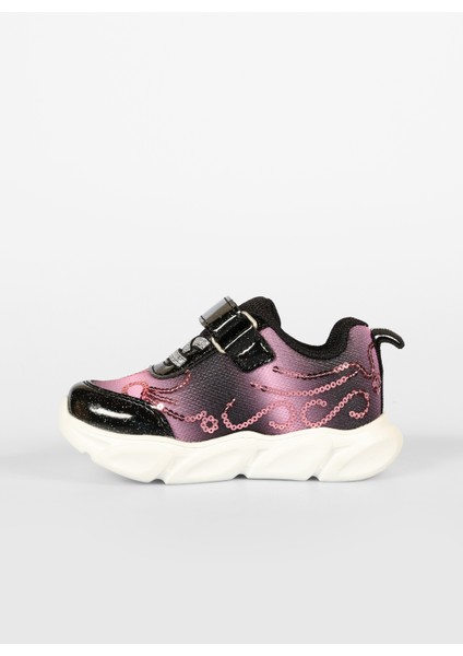 Lemna Işıklı Kız Okul Öncesi Siyah Spor Ayakkabı modelleri