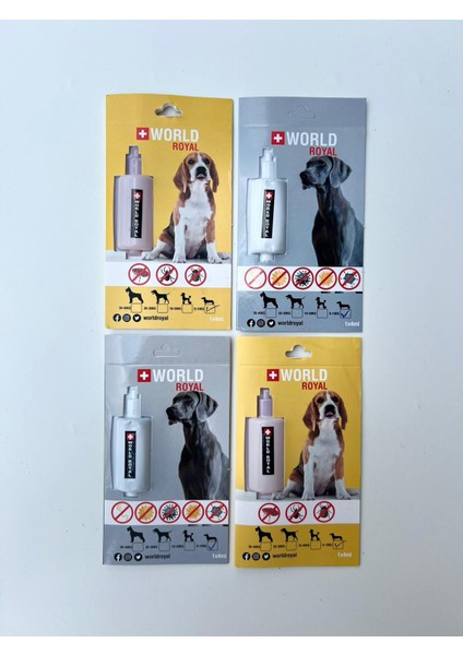 Köpek İç Dış Paraz.t Etken Damlası 4lü Avantajlı Paket 0-10 kg