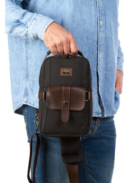 Şık kanvas omuz ve sırt çantası, hafif ve dayanıklı tekstil tasarımıyla günlük kullanım için modelleri