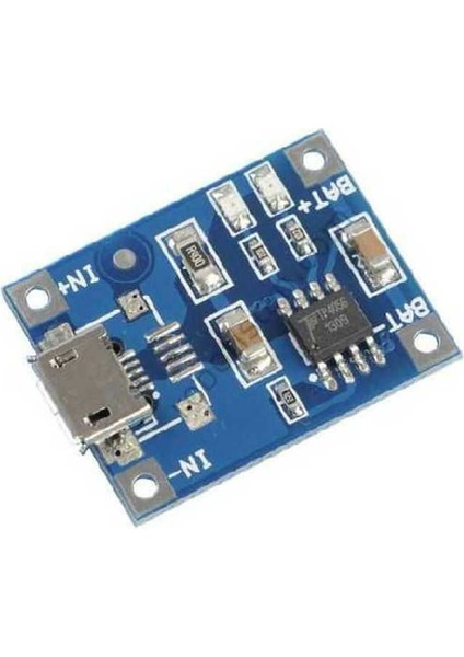 TP4056 3.7 V Şarj Aleti - 5 V 1 A Lithium Battery Charger