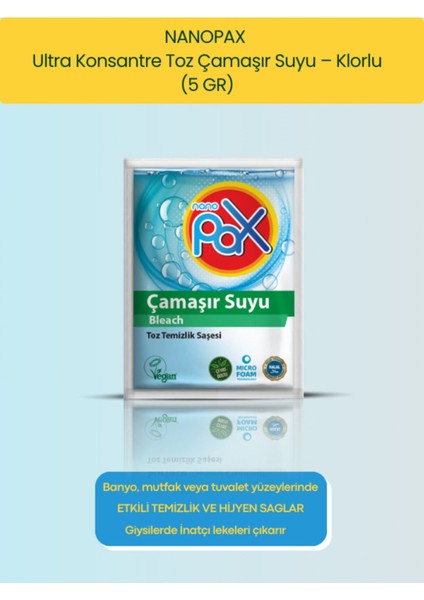 Parlak ve Genel Yuzey Temizlik Toz Deterjan 4'lü Set (Ultra Konsantre)