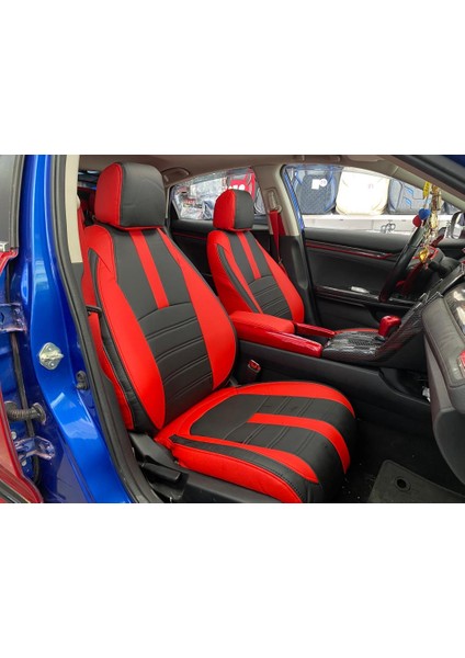 Honda Civic Araca Özel Oto Koltuk Kılıfı - Deri modelleri