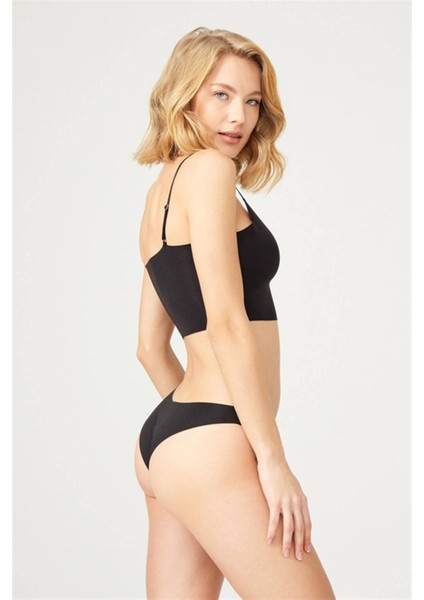 Basic Iz Yapmayan Lazer Kesim Kadın Bikini Külot 3'lü Paket - 6 indirimleri