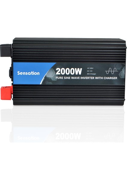 2000W Watt 2 Kw Tam Sinüss ŞARJLI(20A) Ekranlı Inverter 12/220V Çeviric Inverter Dw Seri fiyatları