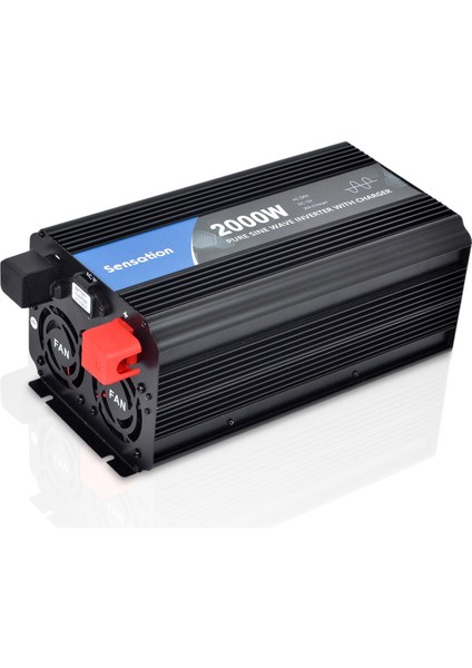 2000W Watt 2 Kw Tam Sinüss ŞARJLI(20A) Ekranlı Inverter 12/220V Çeviric Inverter Dw Seri indirimleri