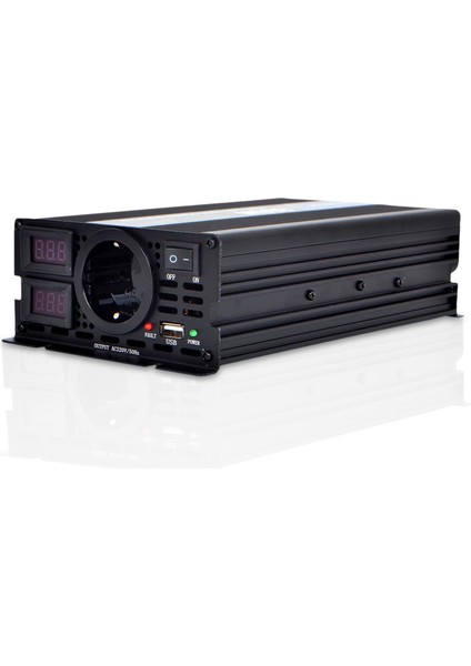 800W Watt 0,8 Kw Tam Sinüss Ekranlı Inverter 12V/220V Çevirici Inverter Dw Serisi