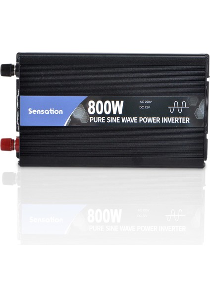 800W Watt 0,8 Kw Tam Sinüss Ekranlı Inverter 12V/220V Çevirici Inverter Dw Serisi