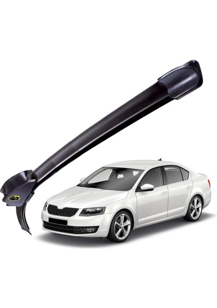 Rbw Otomobil Sileceği Muz Silecek Takımı 24/19 Inch 60/48 cm Audi A3 - Skoda Octavia 2 - Volkswagen Caddy 3 - Jetta 3 ile Uyumlu