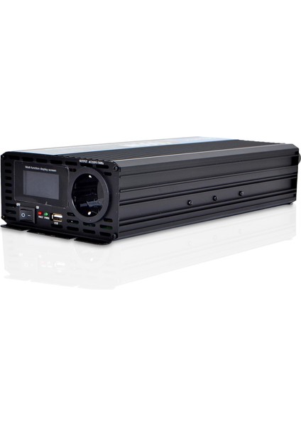 1000W Watt 1 Kw Tam Sinüss ŞARJLI(15A) Ekranlı Inverter 12/220V Çevirici Inverter Dw Serisi modelleri