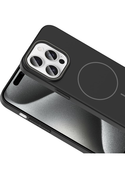 Apple iPhone 15 Pro Max Kapak Ince Zarif Magsafe Şarj Kılıf