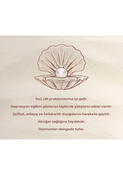 Zirkon Taşlı Mikail Melek Doğal İnci Kolye