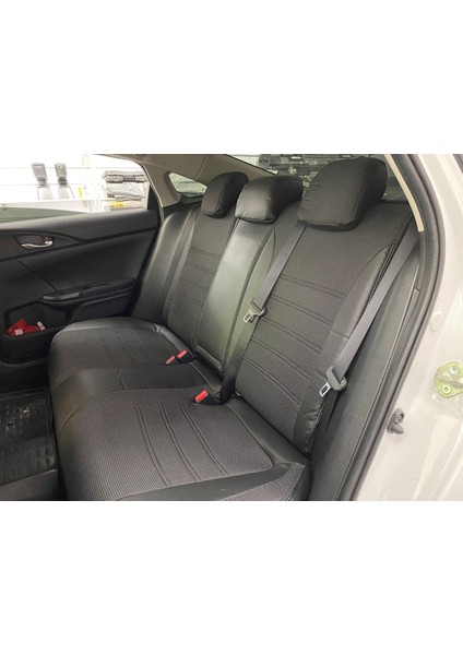 Honda Civic Araca Özel Oto Koltuk Kılıfı - Jakar ve Deri fırsatları