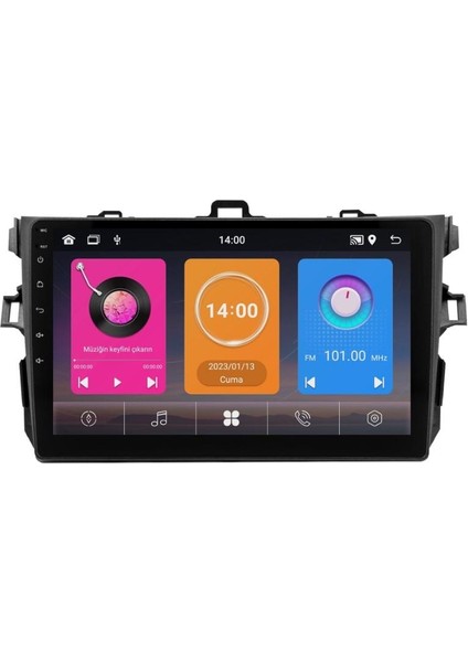 Toyota Corolla Android Multimedya Sistemi (2008-2012) For-X 6/128