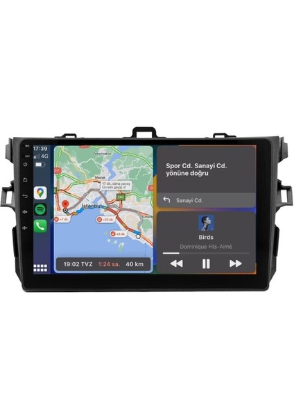 Toyota Corolla Android Multimedya Sistemi (2008-2012) For-X 6/128 modelleri