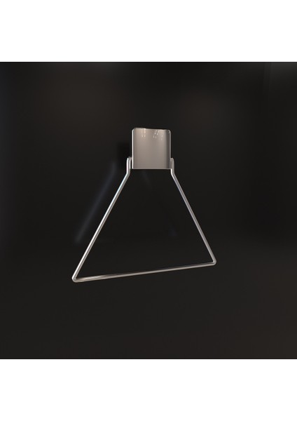 Yapışkanlı Lüks Banyo Havluluk Askılığı Üçgen Krom Meral Paslanmaz Havluluk fiyatları