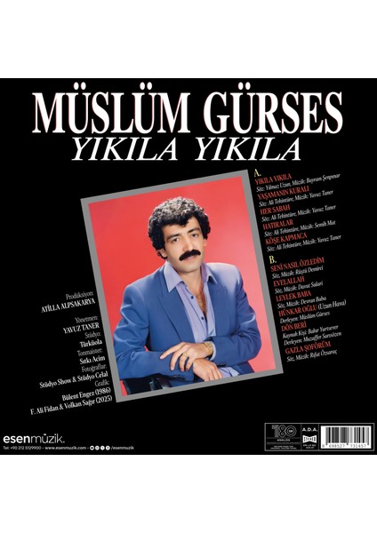 Müslüm Gürses - Yıkıla Yıkıla (Plak)