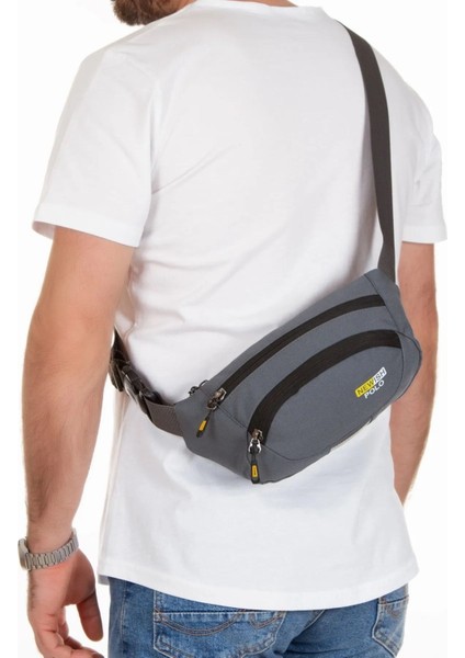 813 Bel Çantası Omuz Çantası Günlük Çanta Su Geçirmez Gri fiyatları