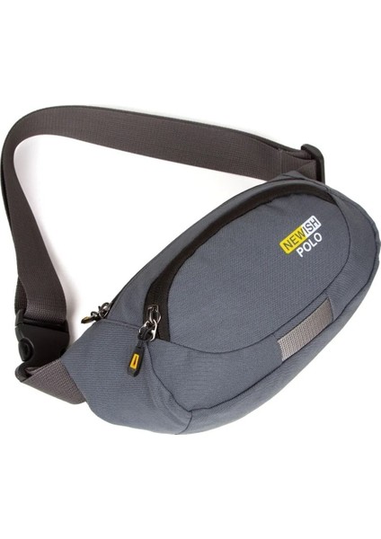 813 Bel Çantası Omuz Çantası Günlük Çanta Su Geçirmez Gri fırsatları