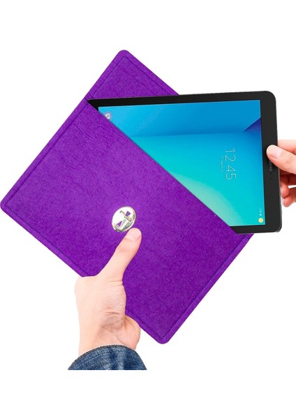 Mor El Çantası Tablet Kılıf 18X 28 fırsatları