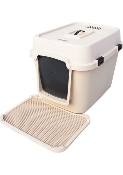 Alfa Xxl 3 Fonksiyonlu Ultra Lüx Kapalı Kedi Tuvaleti ve Kedi , Köpek Taşıma Çantası 67 x 52 x 51 cm fiyatları