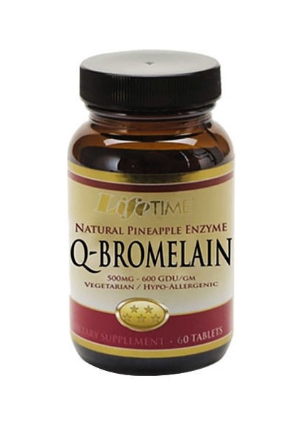 Lifetime Q-Bromelain 60 Tablets