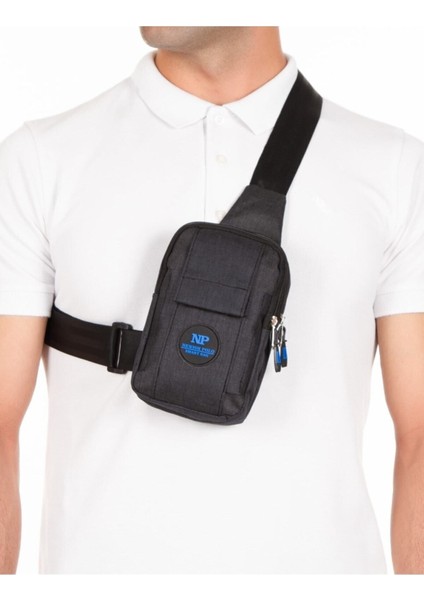 Unisex Siyah Keten Çanta, Telefon Bölmeli, Çapraz Askılı, Çok Amaçlı ve Şık Tasarım fırsatları