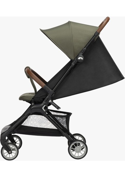 Bebeconfort Zephir Ultra Kompakt Otomatik Katlanan Kabin Boy Bebek Arabası Mineral Green