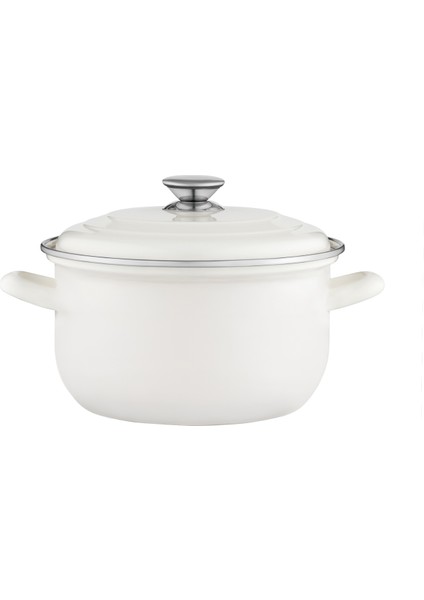 Salentino Derin Tencere - Beyaz - 20 cm