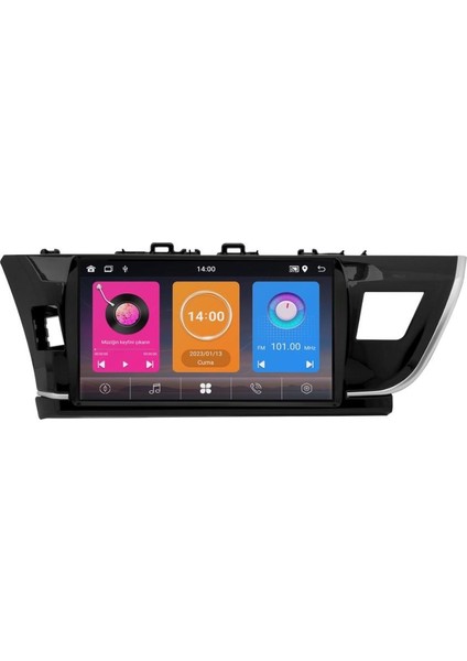 Toyota Corolla Android Multimedya Sistemi (2013-2015) For-X 6/128 Dsp