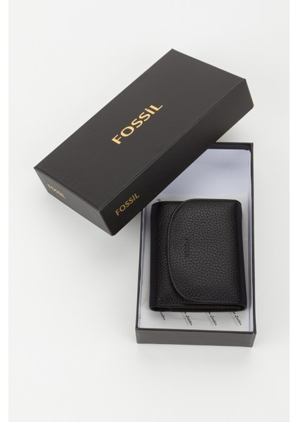 Kutulu Deri Gök Mavi Küçük Boy Çok Gözlü Kadın El Portföyü Kartlık Cüzdan