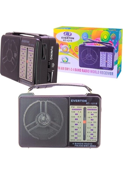 RT-1218 Fm-Am-Sw Dünya Radyo