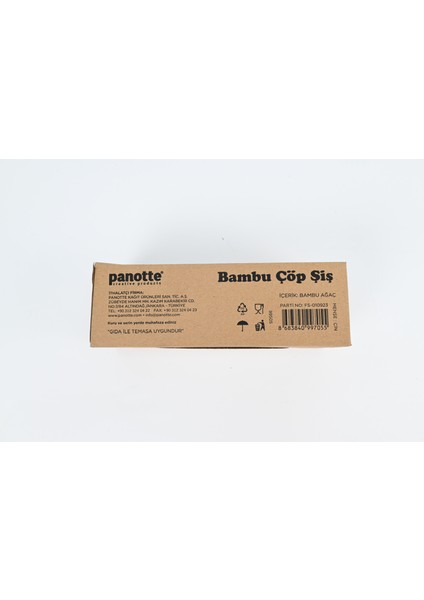 Bambu Çöp Şiş 100'LÜ 12'li Paket