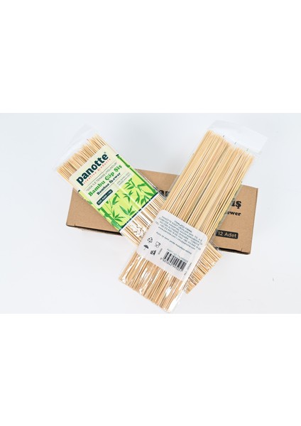 Bambu Çöp Şiş 100'LÜ 12'li Paket